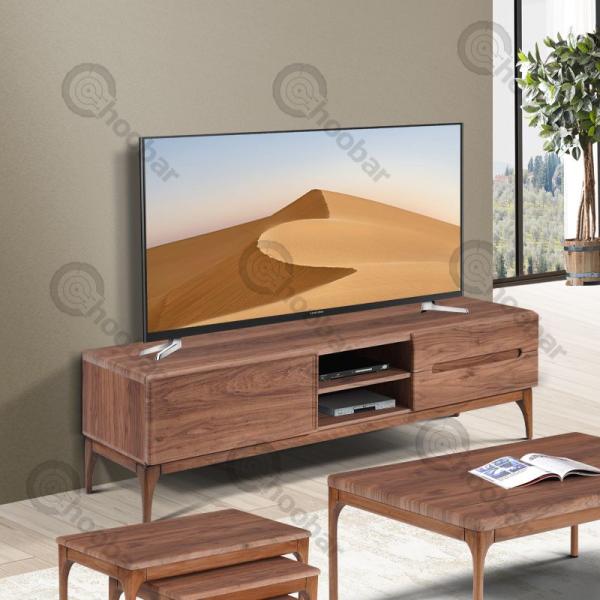 (میزتلویزیون مدل ویکتوریا وکیوم (گردویی مات