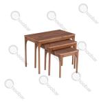 (سرویس چوب مدل ویکتوریا رنگی(خودرنگ گردو
