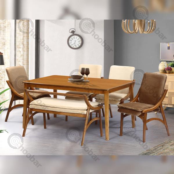 میز ناهارخوری مدل (میز انگلیسی ، صندلی ابشاری )