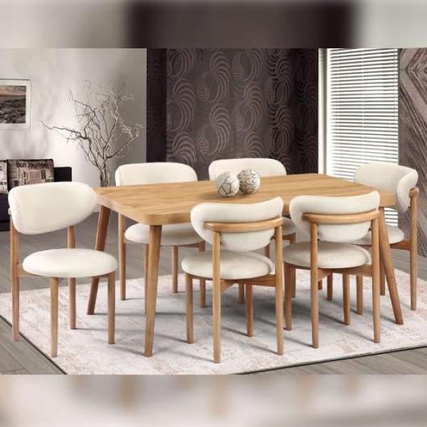 میزناهارخوری مدل 6نفره کرال