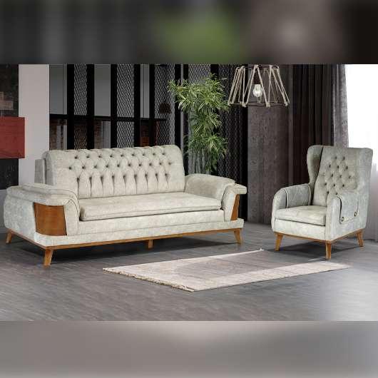 مبل 8 نفره چستر مدل قالپاقی